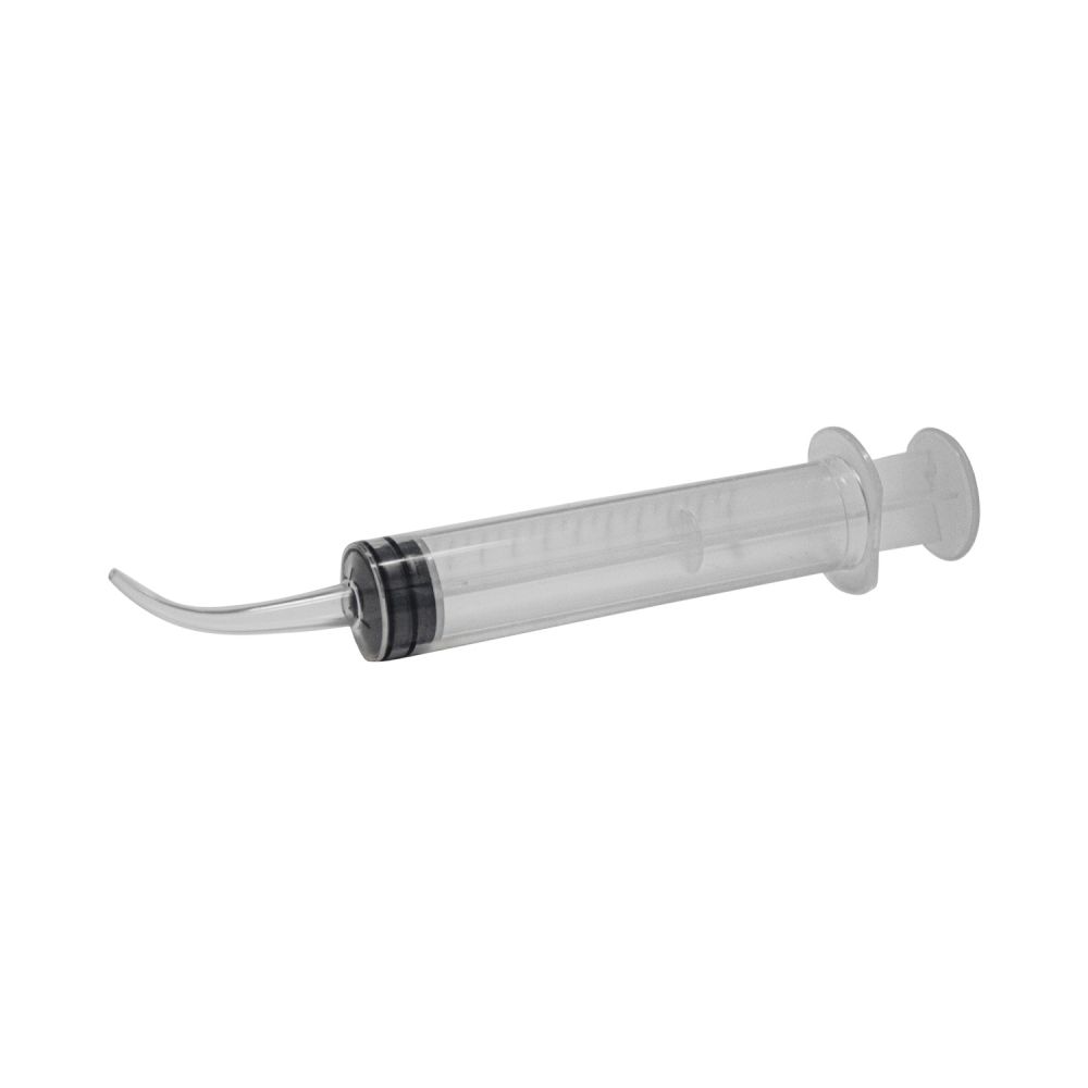 Irrigating Syringe with Curved Tips