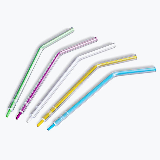 Disposable Air/Water Syringe Clear Plastic with Assorted colors Dual Channel